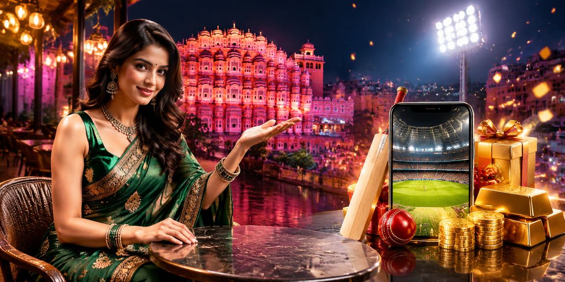 Player betting on cricket match in Jaipur setting